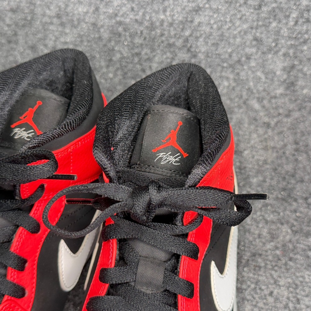 Jordan 1 Mid Shoes Men 10.5 Infrared 23 Red Black Athleitc Retro Hooping Sneaker - Picture 4 of 14